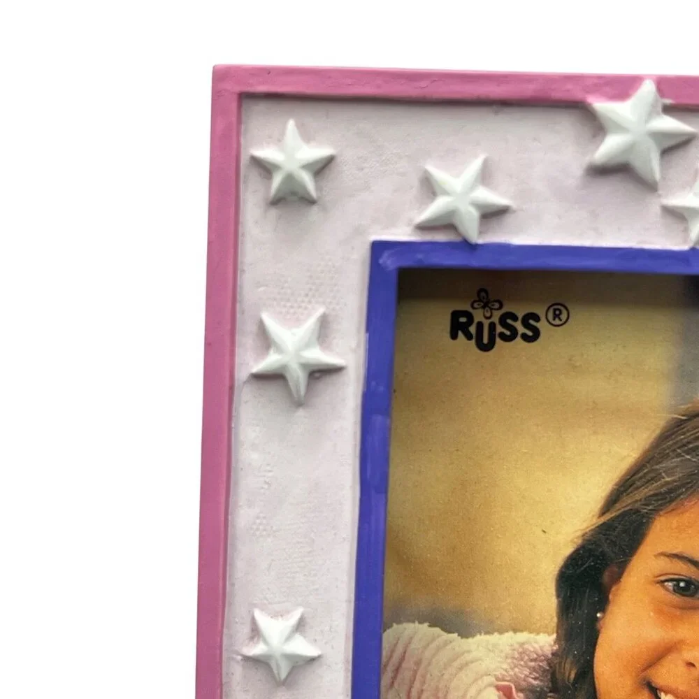 Russ All Star Sculptstone Resin Picture Frame 3.5